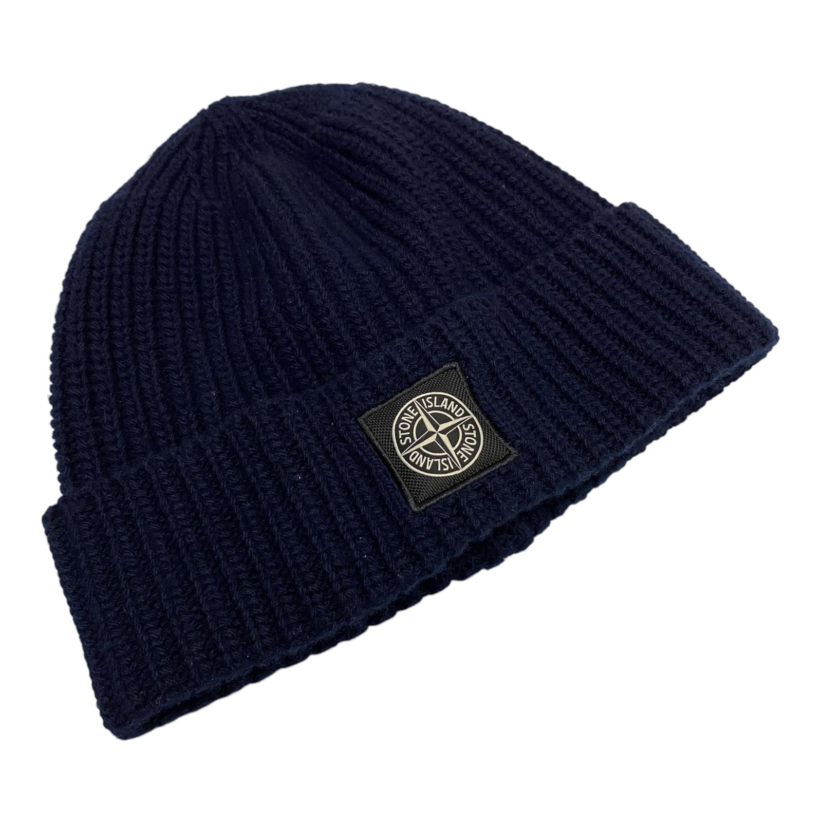 Stone  ニット帽 ネイビー 中古・古着通販】STONE ISLAND (ストーンアイランド) ニットキャップ