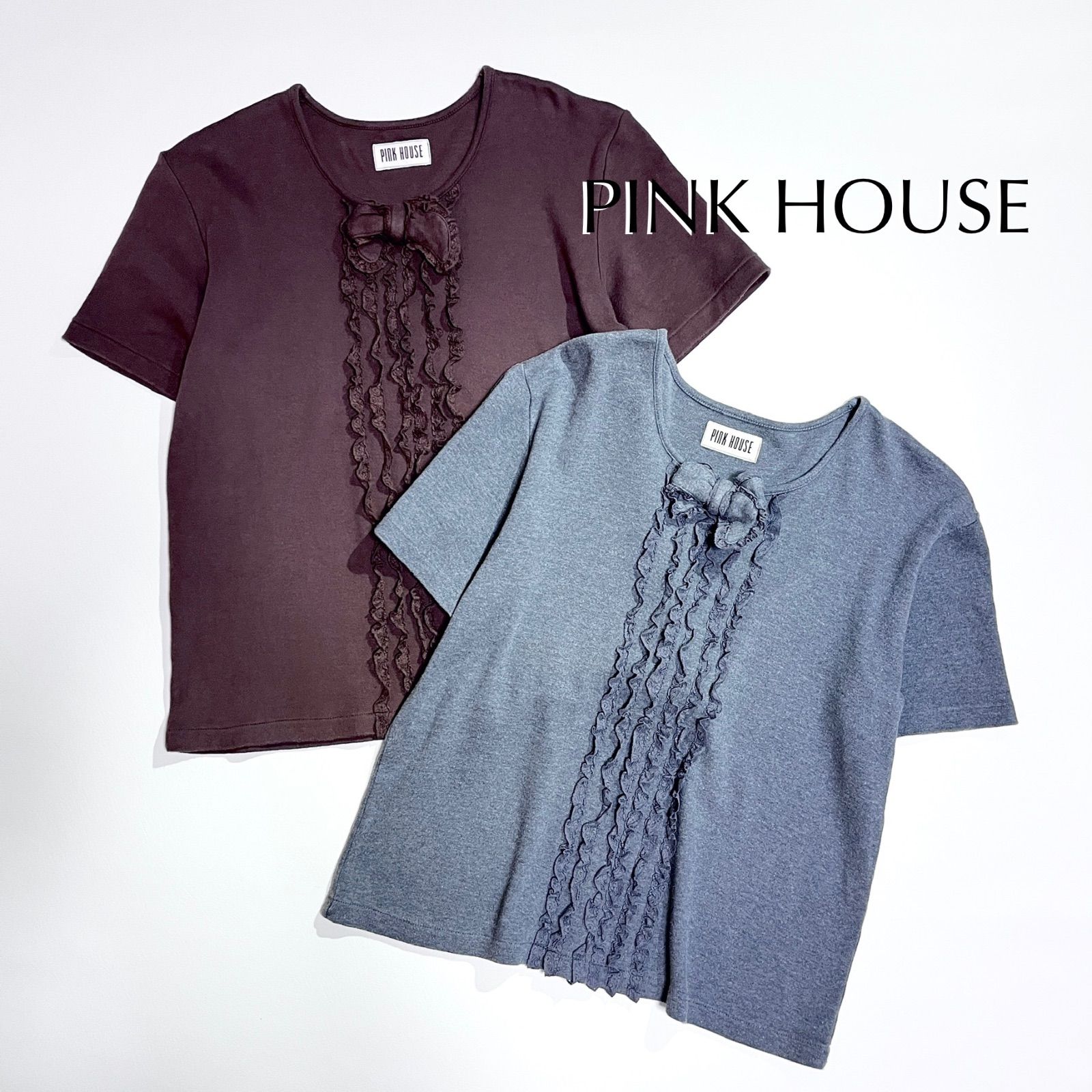 ピンクハウス PINK HOUSE 半袖カットソー - パープル レディース 