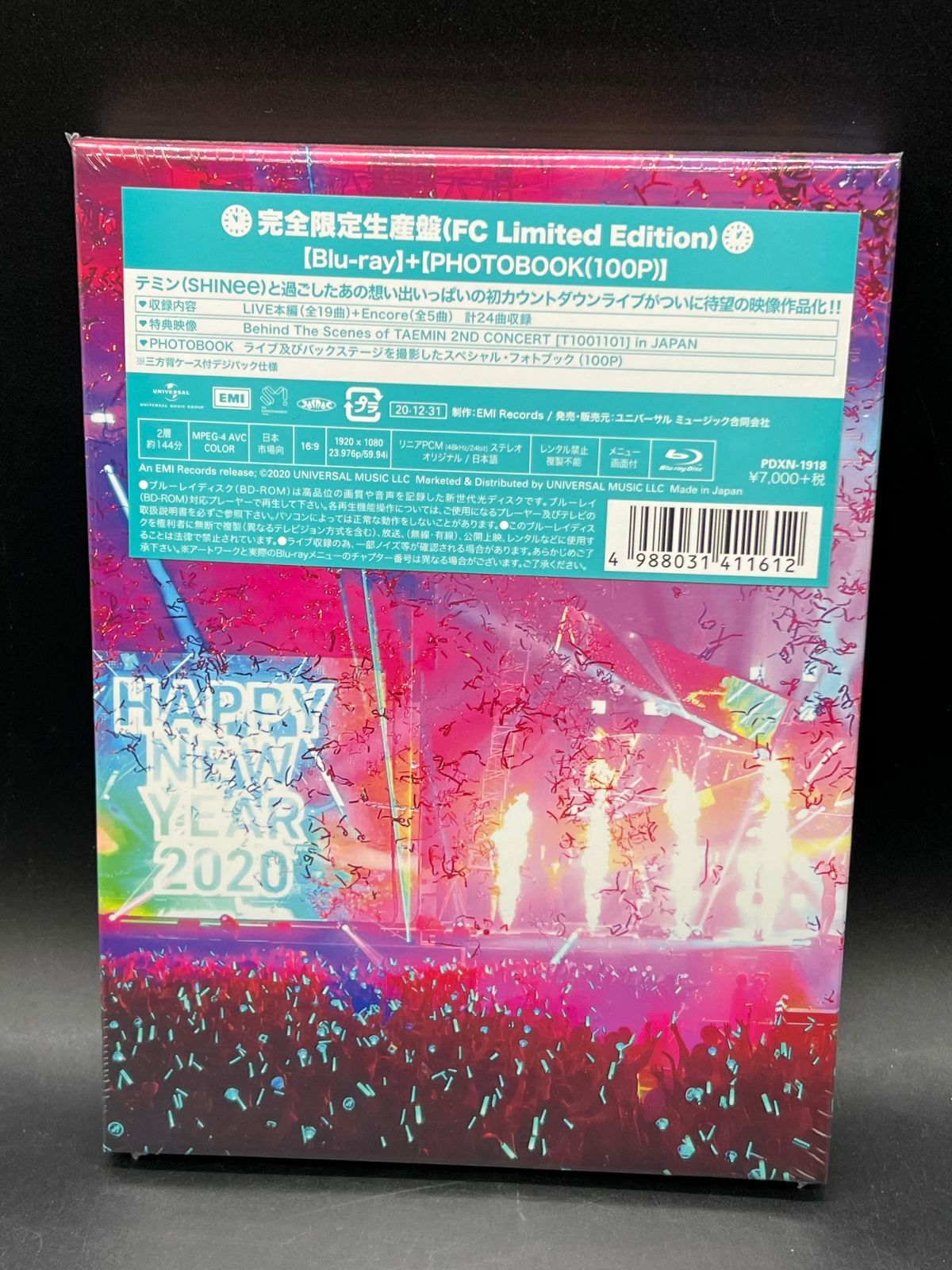TAEMIN 2ND CONCERT 1001101 完全限定生産盤 FC限定 未開封Blu-ray/「TAEMIN 2ND CONCERT [T1001101] in JAPAN 2019-2020