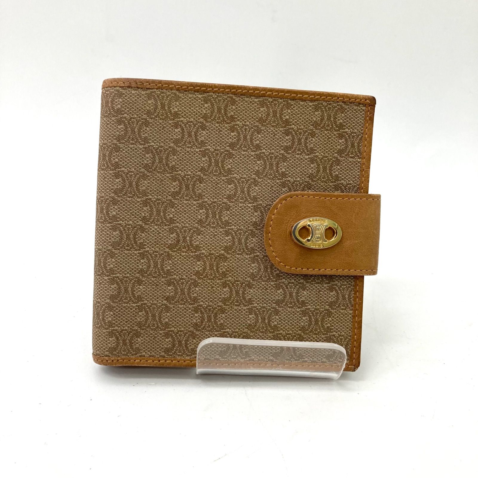 CELINE セリーヌ 二つ折り財布 ヴィンテージ ブラウン 【公式通販】