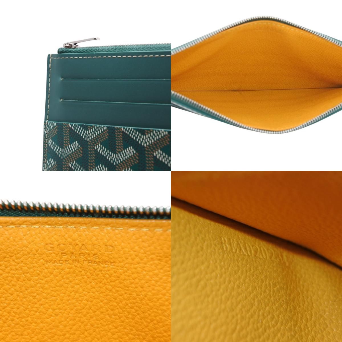 極美品 GOYARD ゴヤール Insert Louise インサートルイーズ 長財布 INSLOUMMLTY09CL09P PVC レザー グリーン 中古 4a001207 極美品 GOYARD ゴヤール Insert Louise インサートルイーズ 長財布