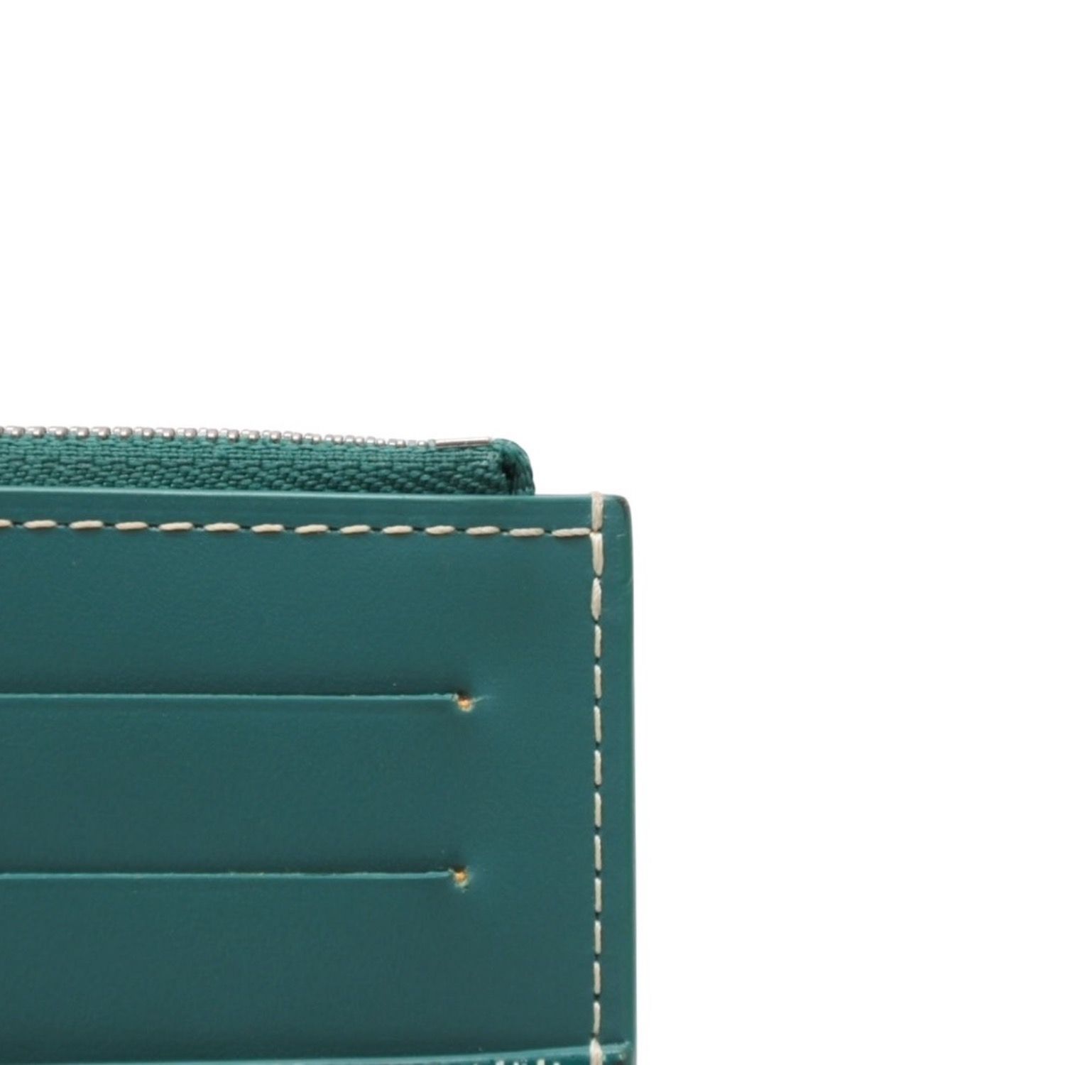 極美品 GOYARD ゴヤール Insert Louise インサートルイーズ 長財布 INSLOUMMLTY09CL09P PVC レザー グリーン 中古 4a001207 極美品 GOYARD ゴヤール Insert Louise インサートルイーズ 長財布