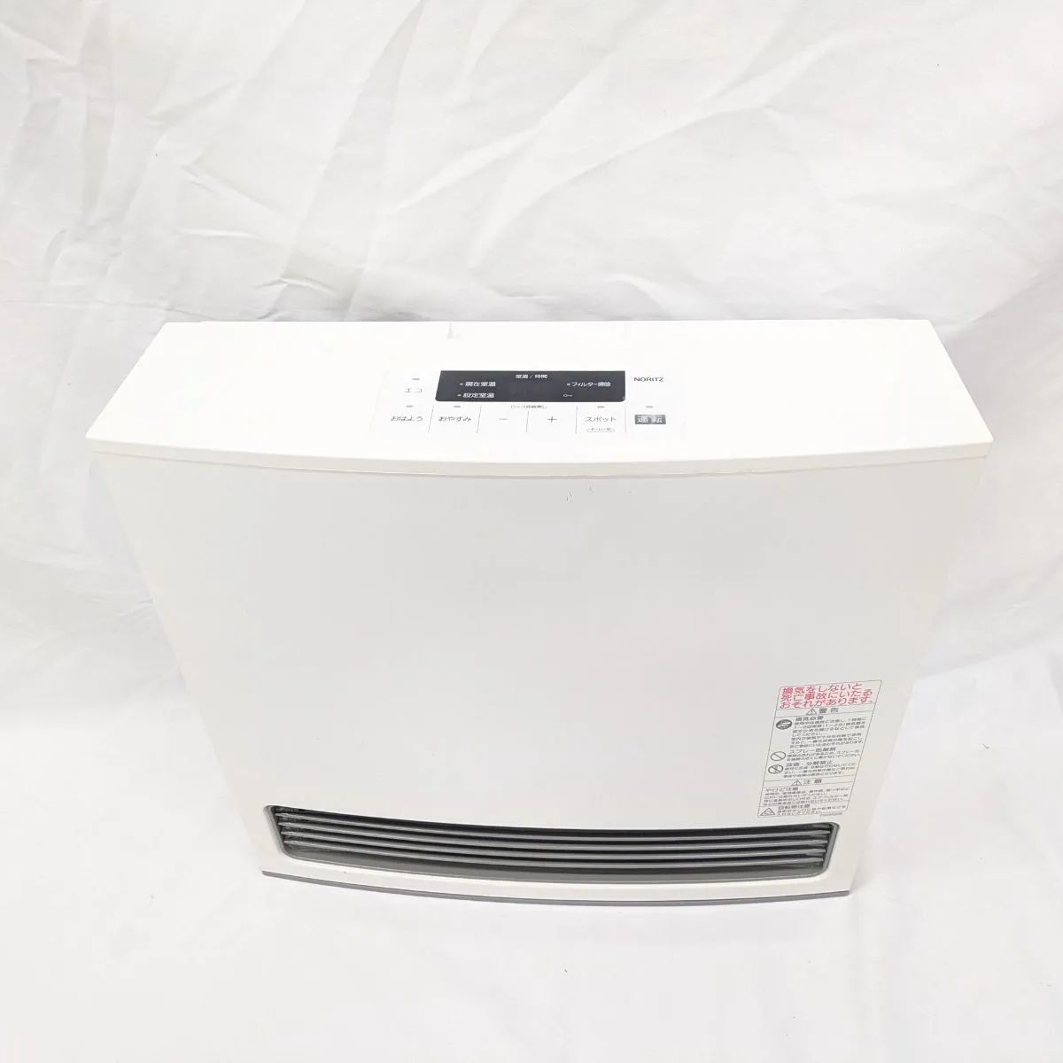 良品 ノーリツ ガスファンヒーター GFH-4006S-W5 都市ガス用 木造11畳