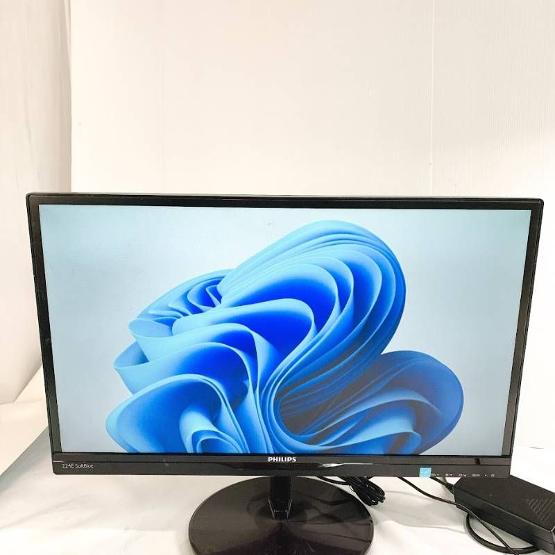 美品 PHLIPS/フィリップス 21.5型 液晶ディスプレイ 224E5EDSB/11 動作確認済み  ☆ PayPay(ペイペイ)決済可能 ☆ 札幌市 清田区 平岡 フィリップス 21.5インチワイド液晶モニター 224E5EDSB/11 フルHD/HDMI