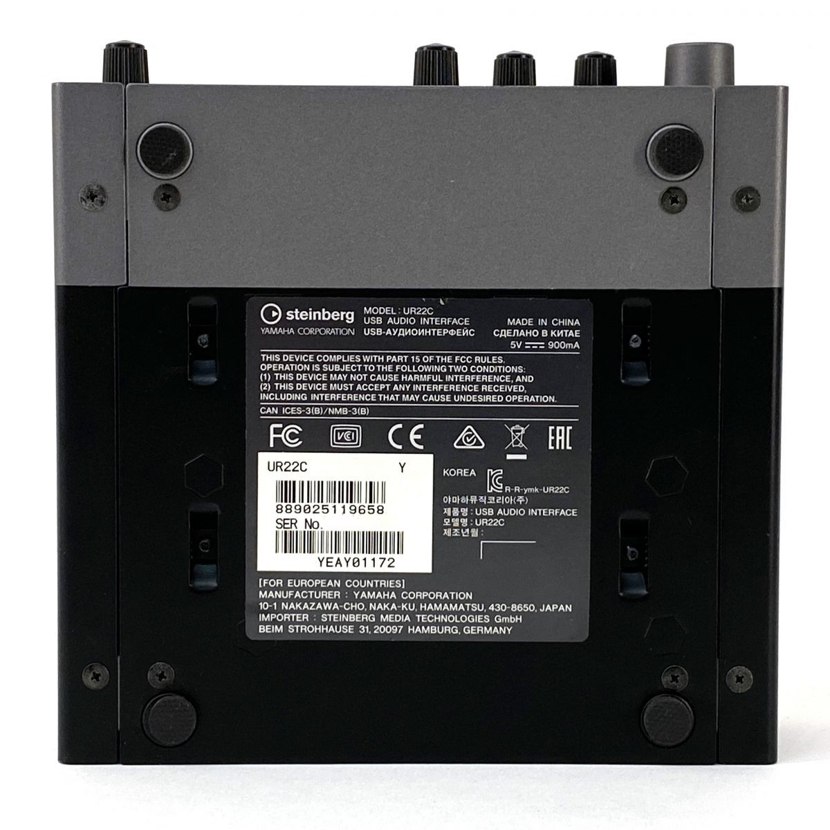 Steinberg スタインバーグ UR22C オーディオインターフェース USB