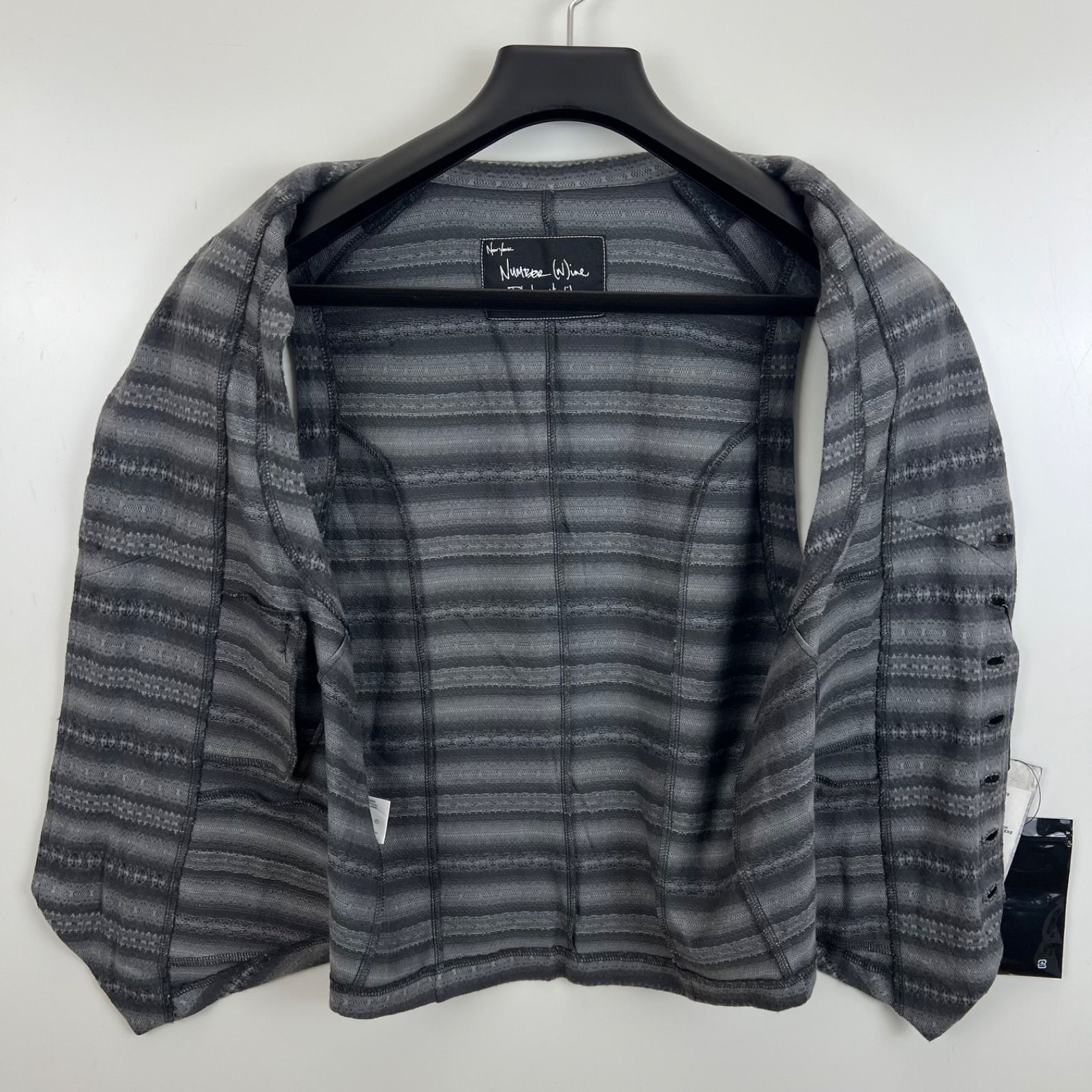 NUMBER (N)INE 08ss BIRDS archive cashmere mix vest 2 S08-NJ003B