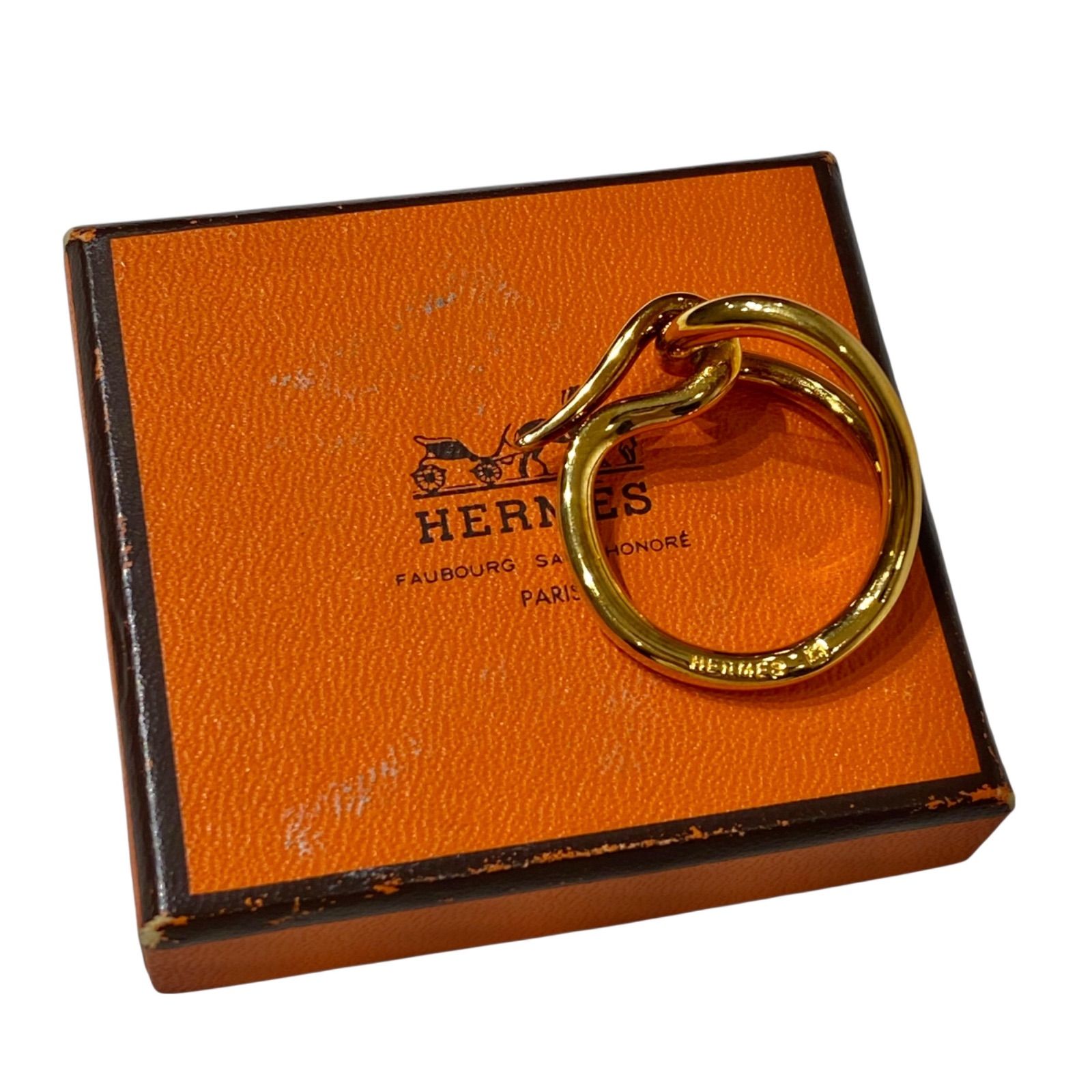 エルメス スカーフリング ジャンボ ゴールド HERMES アクセサリー