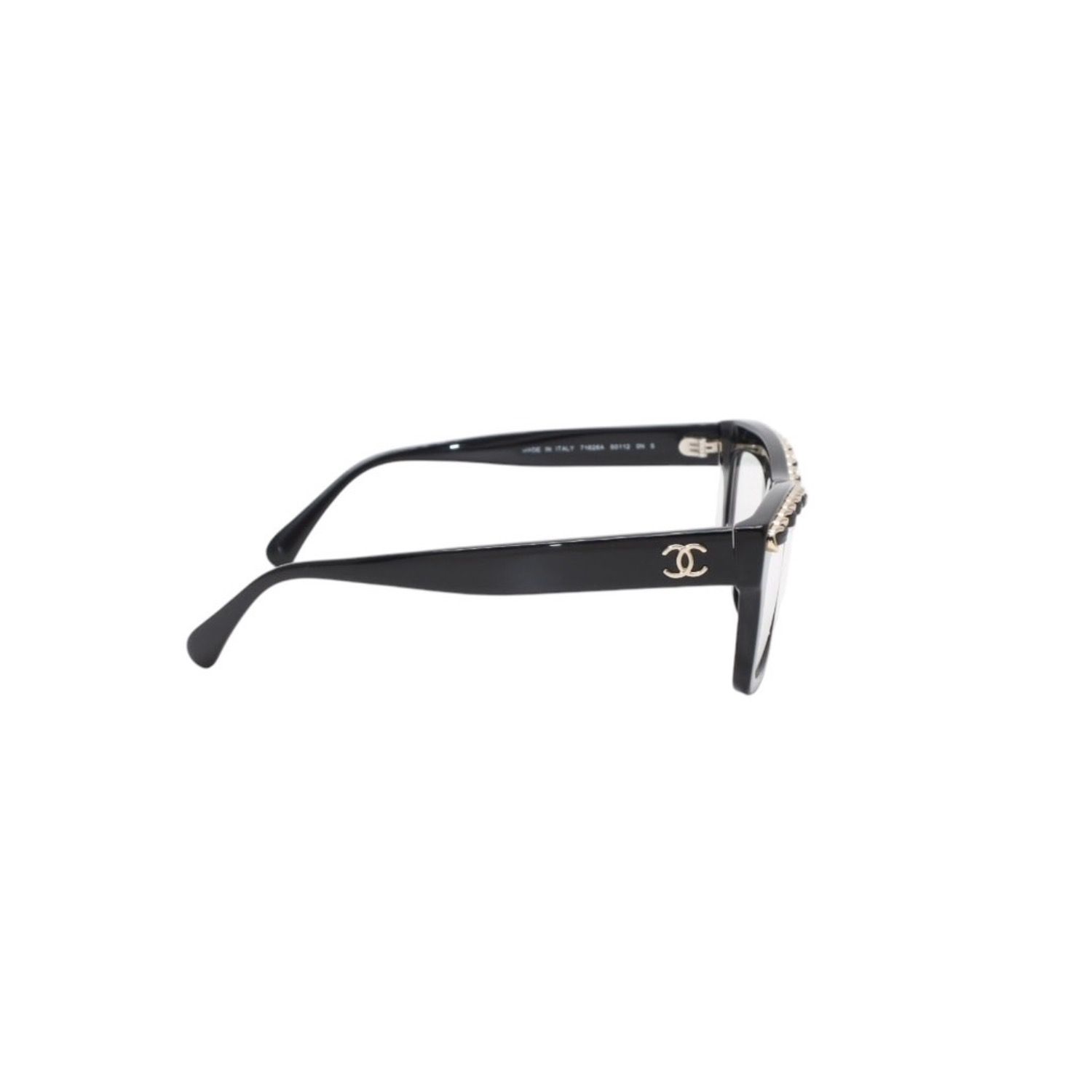 CHANEL シャネル 伊達メガネ アイウェア 71626A S0112 サイズS ココ