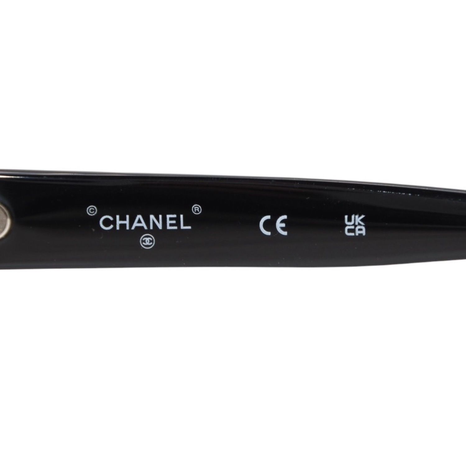 CHANEL シャネル 伊達メガネ アイウェア 71626A S0112 サイズS ココマーク チェーンフレーム ブラック ゴールド 美品 中古 4a001200 CHANEL シャネル 伊達メガネ アイウェア 71626A S0112 サイズS ココ