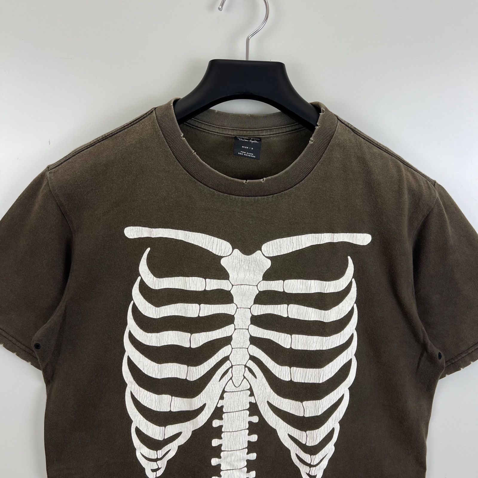 NUMBER (N)INE 00s 04ss archive dream SKELTON BONES TEE 3 L NUMBER (N)INE 00s 04ss archive dream SKELTON BONES TEE 3 L