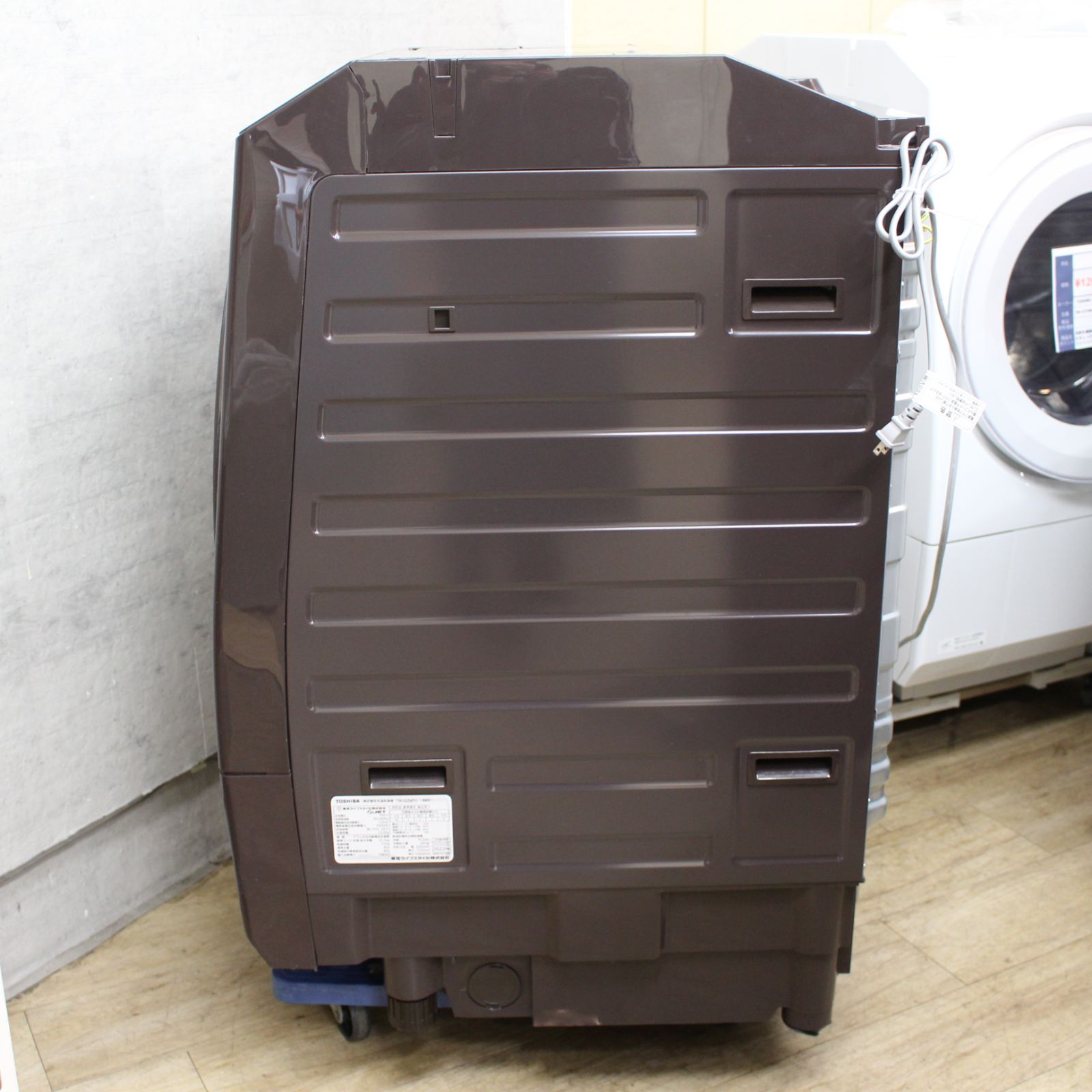 822)東芝 ドラム式洗濯乾燥機 ZABOON ザブーン TW-127XP1L 洗濯12kg 