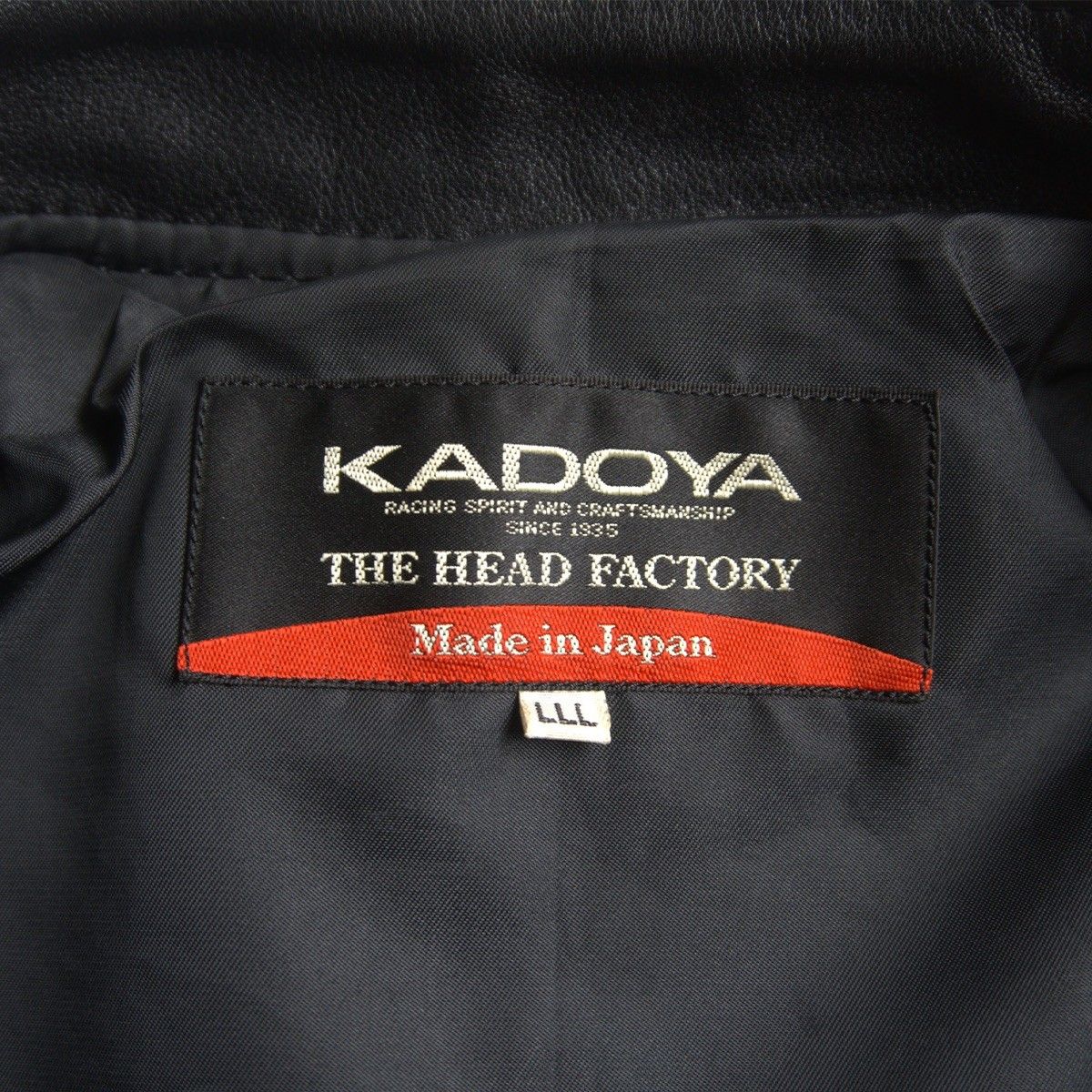 美品/ビッグサイズ】KADOYA HEAD FACTORY【シングルライダース
