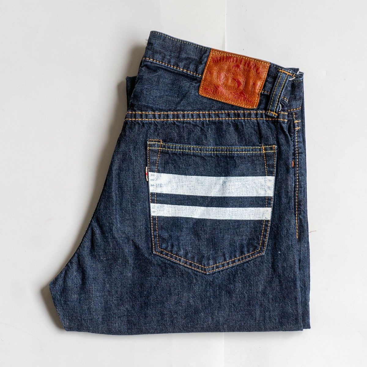 美品】 桃太郎ジーンズ【1201SP 10oz セルビッチスリムストレート 