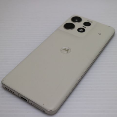 美品 SIMフリー motorola edge 50s pro バニラクリーム スマホ