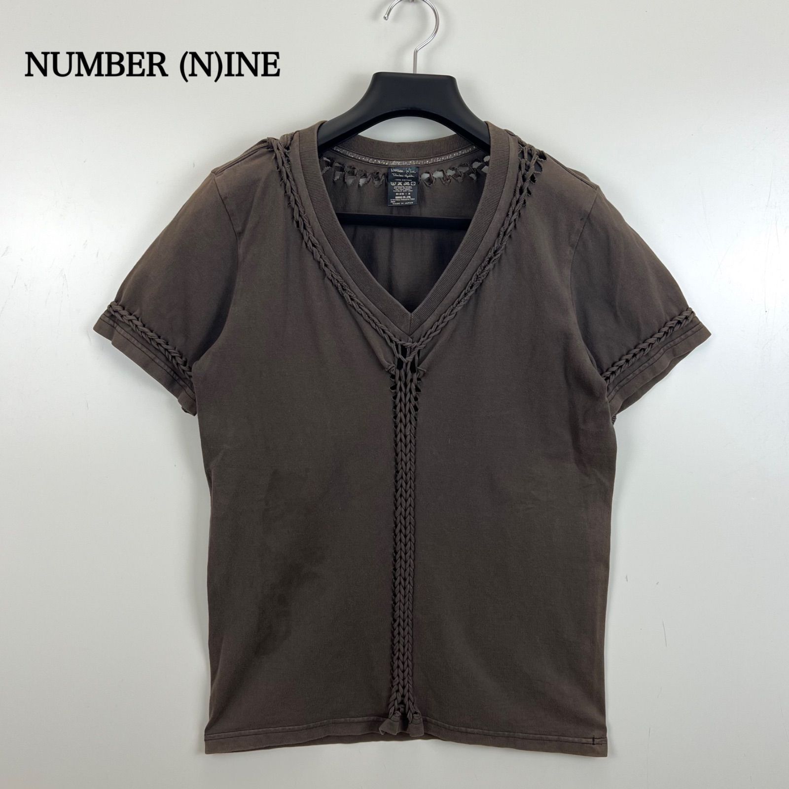 NUMBER(N)INE ナンバーナイン オリジナル 編み込み ロング T 楽天市場】NUMBER(N)INE ナンバーナイン ジョージ期 編み込み ロンT