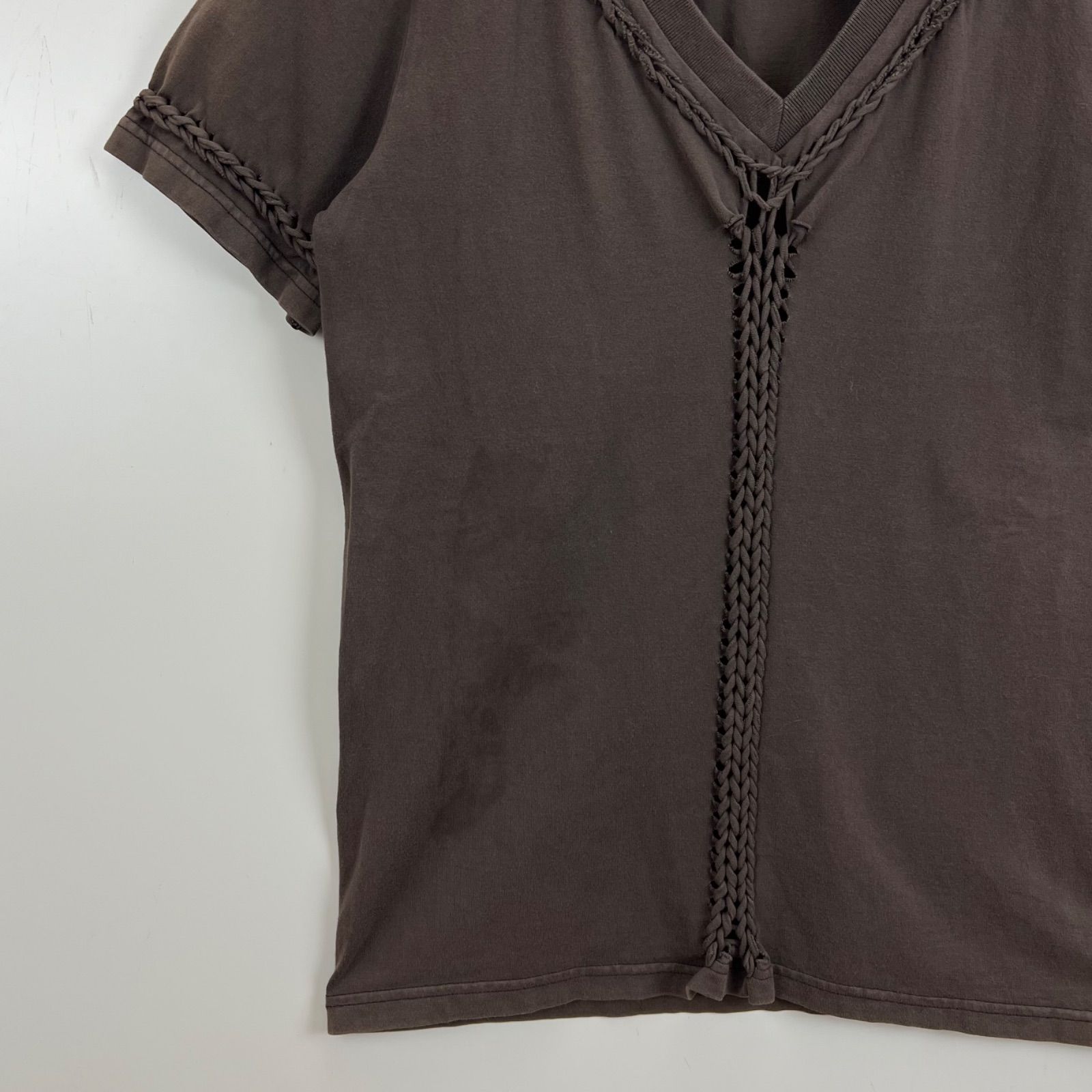 NUMBER (N)INE y2k archive braid Tee 2 M ナンバーナイン 編み込み T 