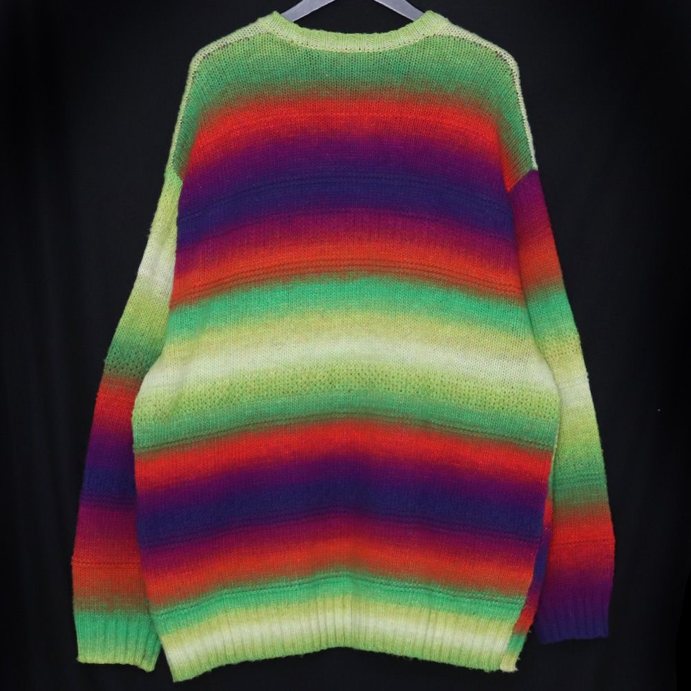 Supreme グラデーション ニットセーター XL SUPREME Gradient Stripe Sweater XLサイズ マルチカラー - メルカリ