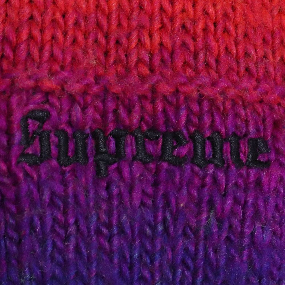SUPREME Gradient Stripe Sweater XLサイズ マルチカラー - メルカリ