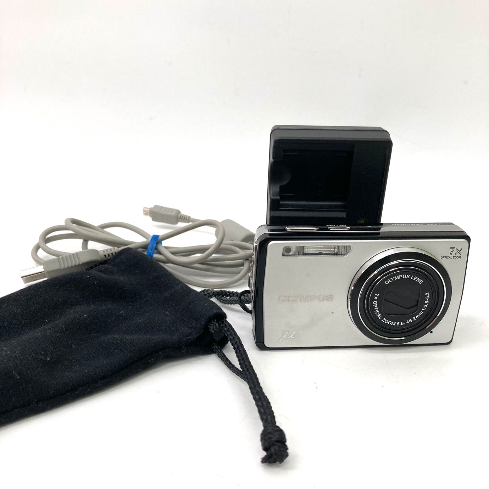 OLYMPUS】オリンパス ミュー μ-7000 シルバーカラーデジタルカメラ