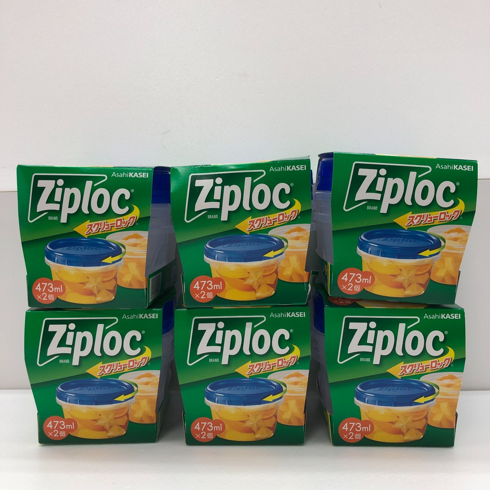 新品】AsahiKasei ジップロック スクリューロック 食品保存容器 473ml