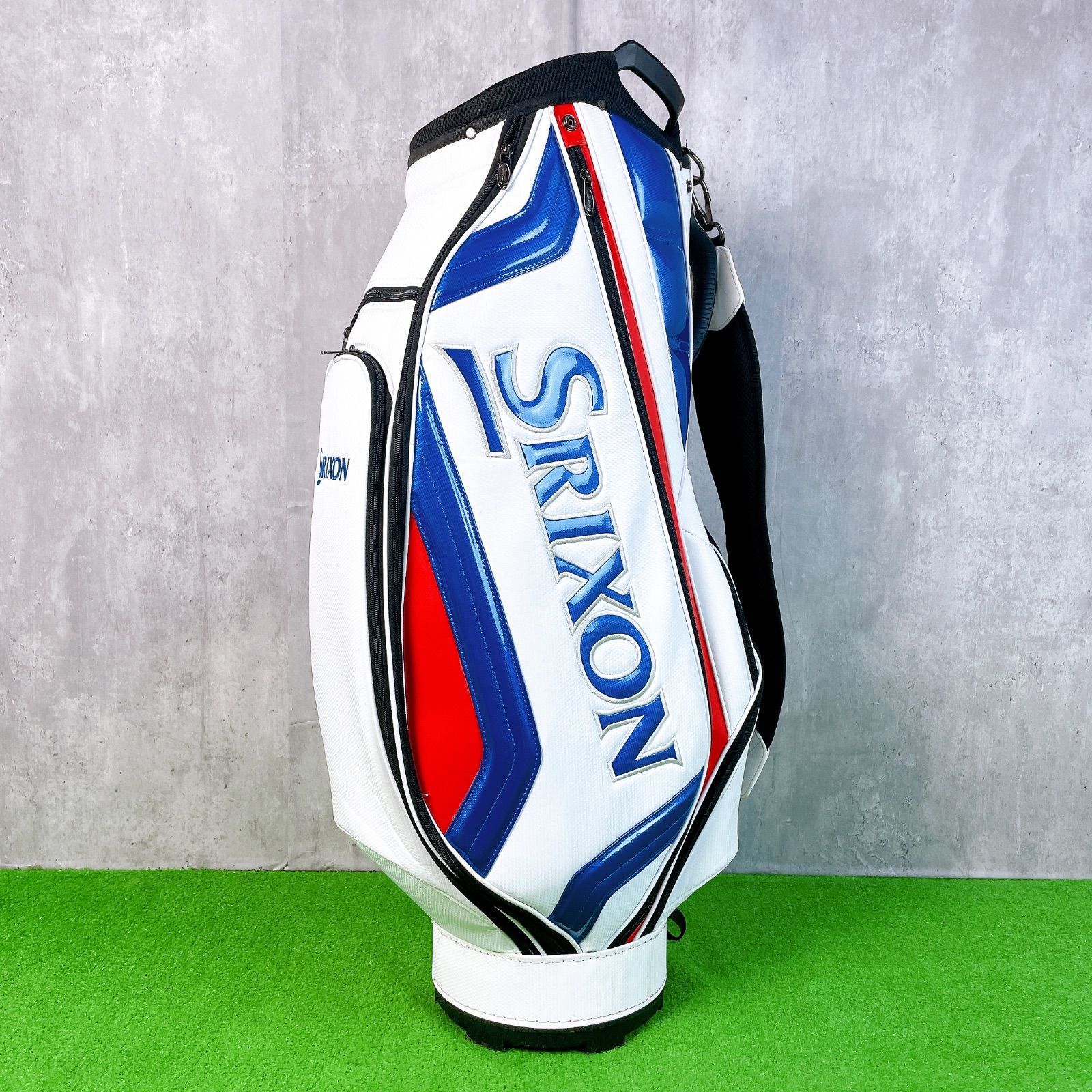 【新品】Srixon キャディバッグ トリコロール タグ付 ggcs166-003.jpg