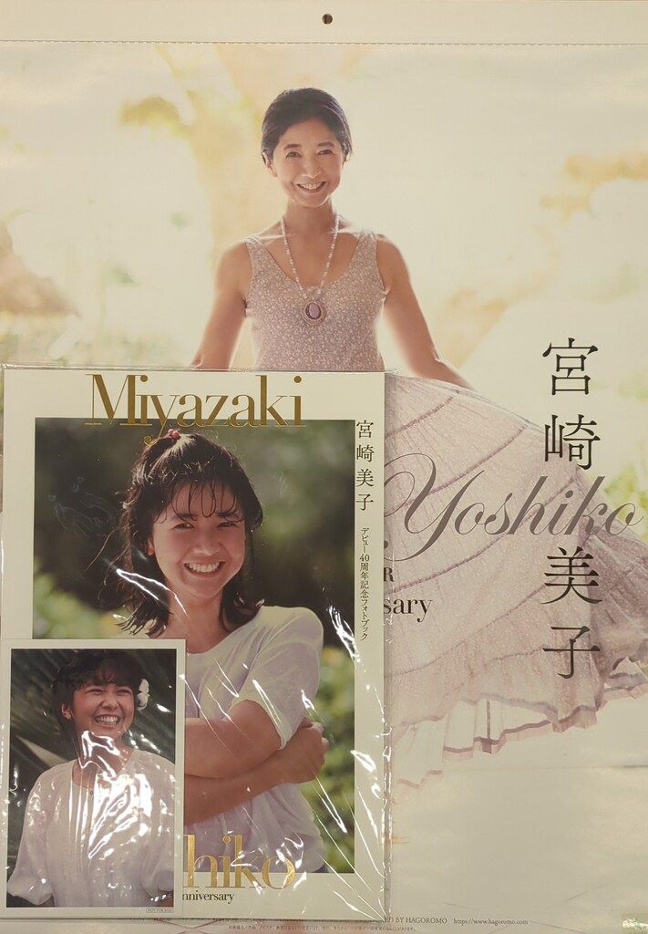 宮崎美子 40周年記念フォトブック ポストカード　カレンダー　ホリプロ　篠山紀信 宮崎美子 40周年記念フォトブック ポストカード カレンダー ホリプロ