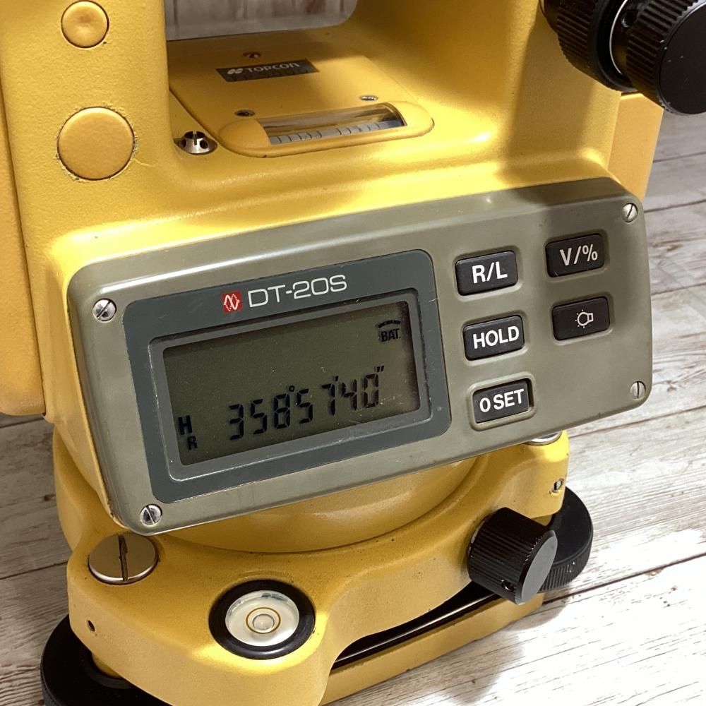 トプコン DT-20S デジタルセオドライト【リライズ野田愛宕店】【店頭取引限定】【中古品】1点限り早い者勝ち！ トプコン DT-20S デジタルセオドライト【リライズ野田愛宕店】【店頭