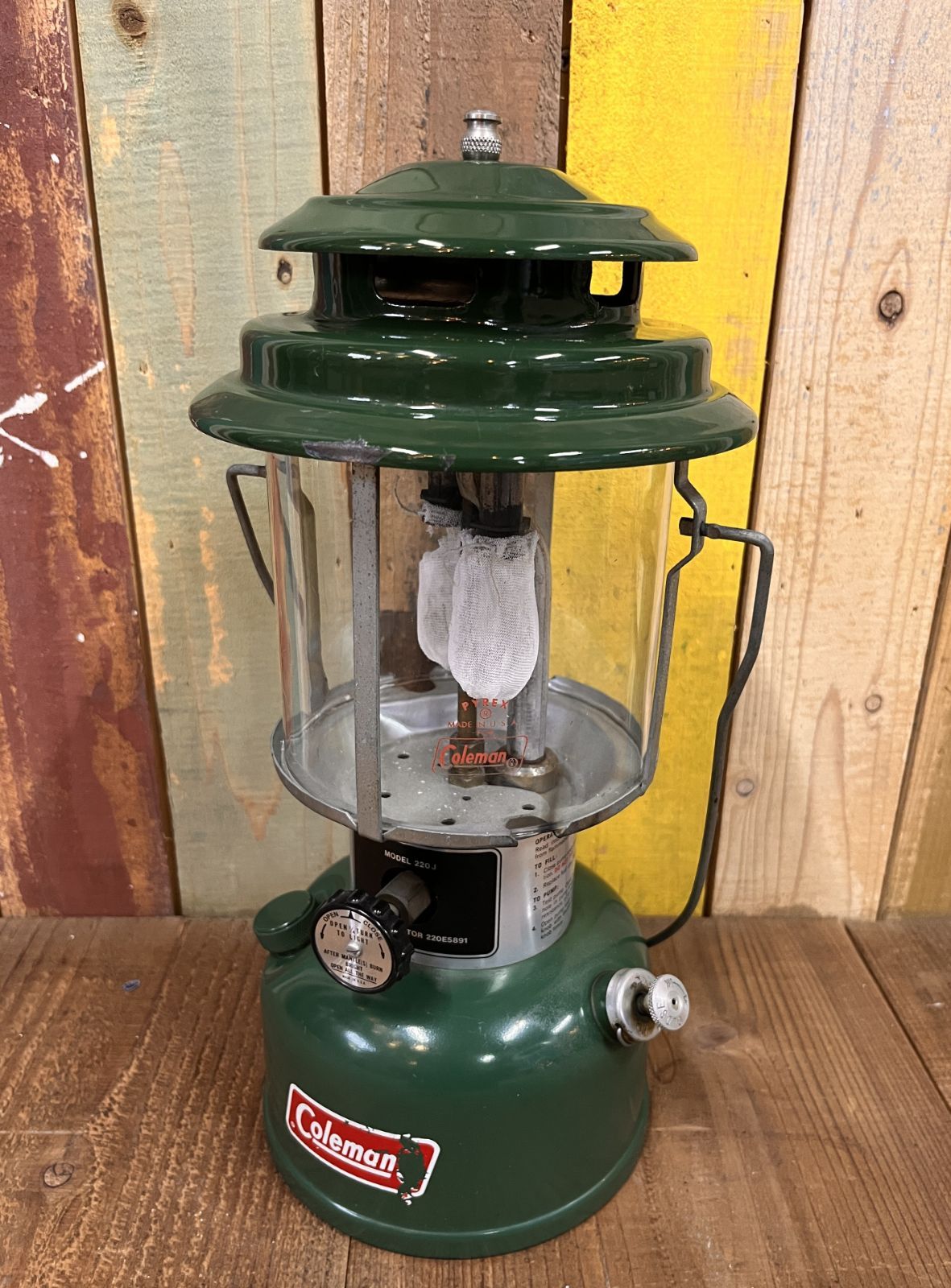 マントル ランタン コールマン Coleman 220J 1976年12月製 コールマン