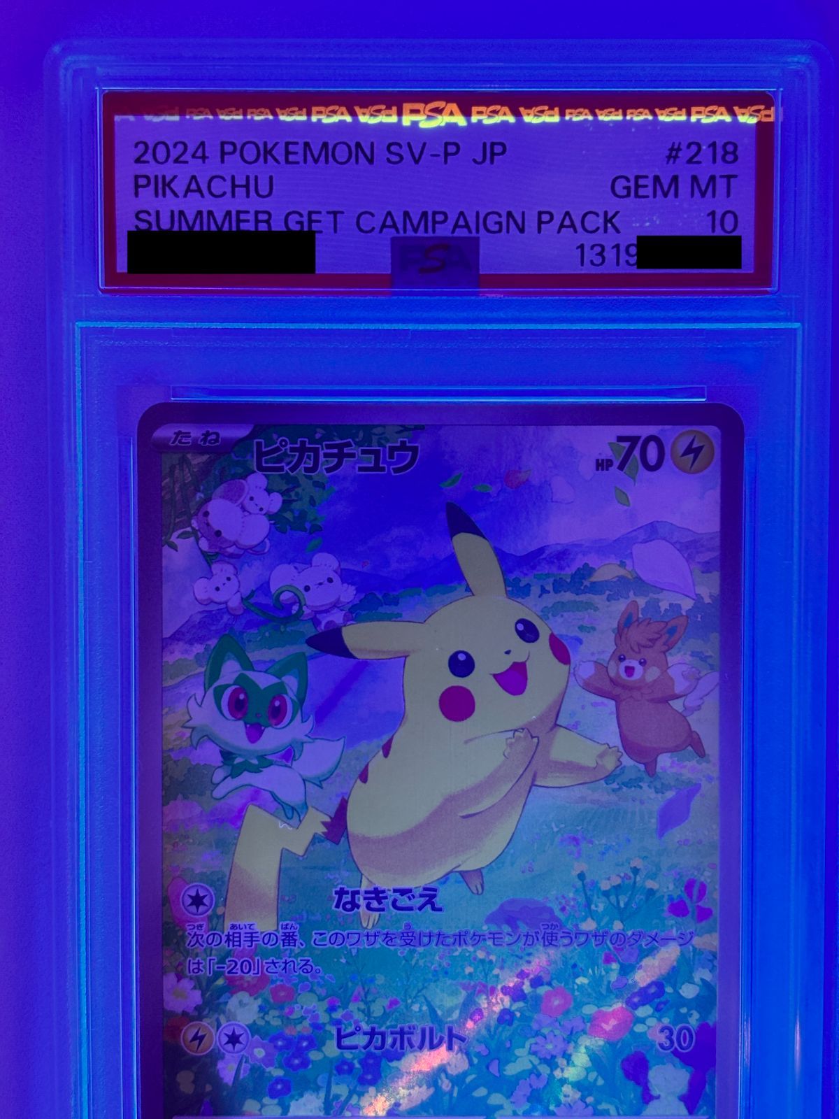 PSA10】ピカチュウ：ポケカの夏がキタ！プロモカードGetキャンペーン