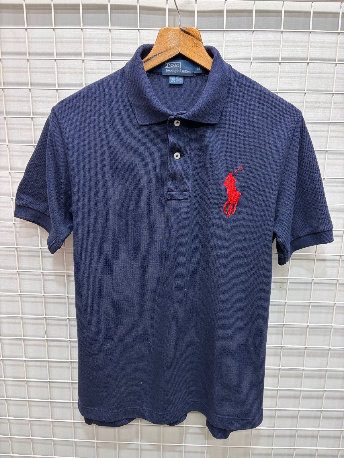 Polo by Ralph Lauren］ ラルフローレン 半袖ポロシャツ ネイビー M