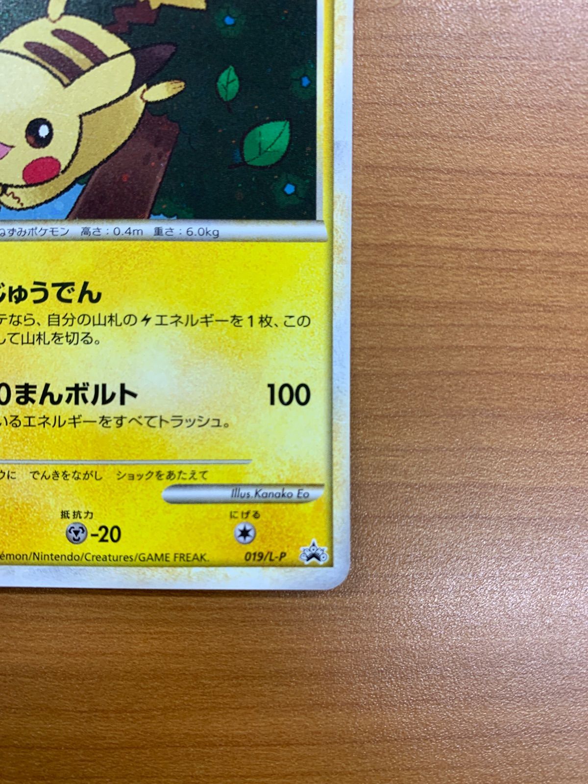 ピカチュウ プロモ 019/L-P ホロ キラ ポケモンだいすきクラブ PROMO