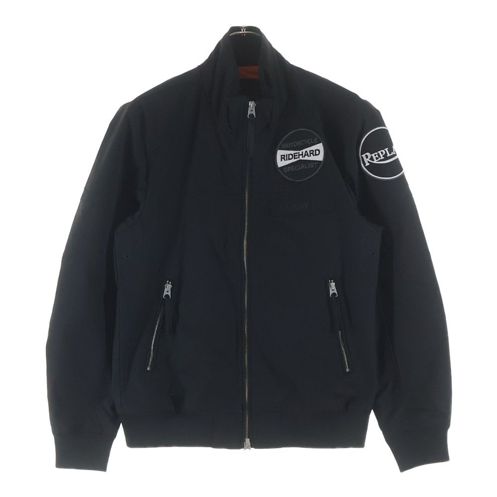 replay CTHY スイングトップブルゾン REPLAY (リプレイ) BIKER スウィングトップブルゾン ジップアップ