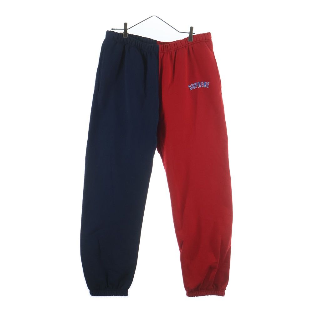 Supreme パンツ　ネイビー/レッド SUPREME (シュプリーム) 18AW Split Sweatpants スプリット スウェット