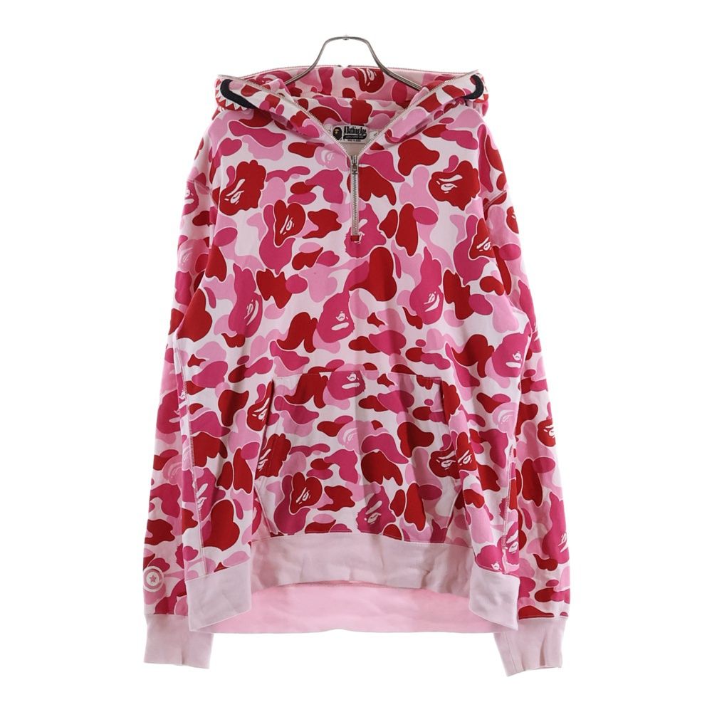 A BATHING APE (アベイシングエイプ) ABC Camo Shark Half Zip Hoodie