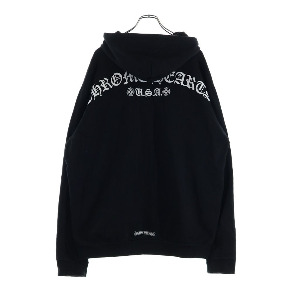 CHROME HEARTS (クロムハーツ) SWTSHRT HD ZIP Tバー ダガージップ
