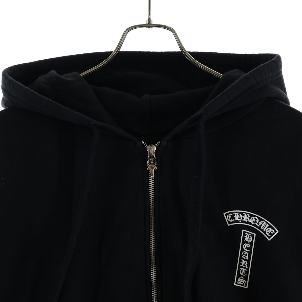 CHROME HEARTS (クロムハーツ) SWTSHRT HD ZIP Tバー ダガージップ