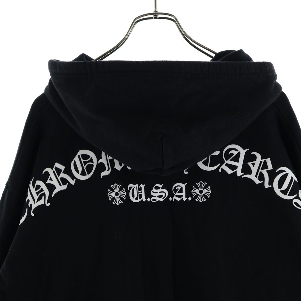 CHROME HEARTS (クロムハーツ) SWTSHRT HD ZIP Tバー ダガージップ