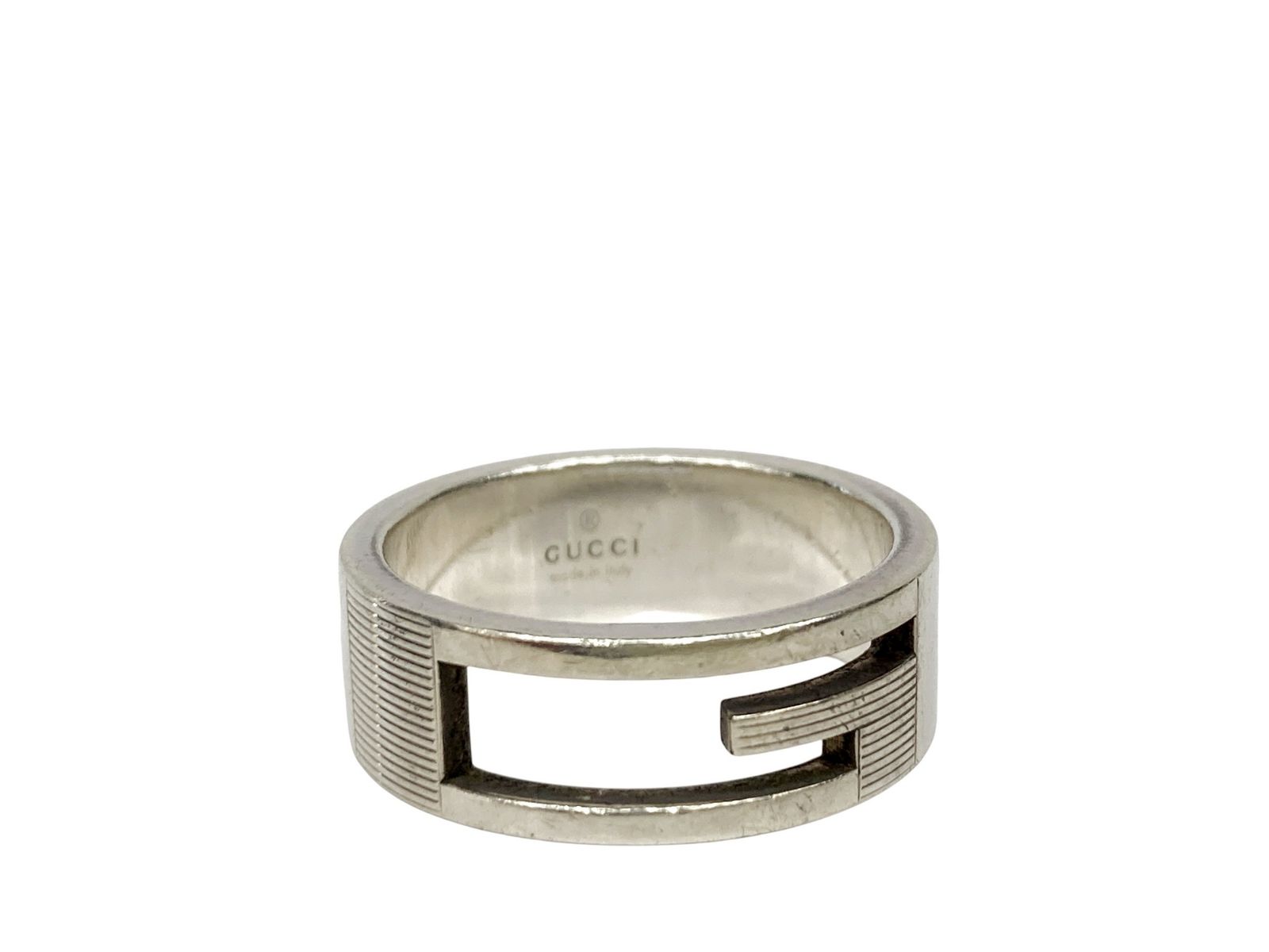 GUCCI (グッチ) 22号 ブランデッドリング Gリング アクセサリー 指輪 