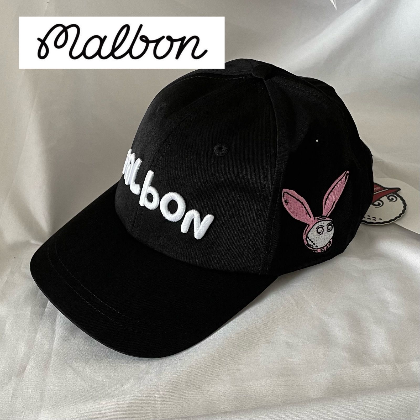 完売　新品未使用GAP malbon コラボ　キャップ　マルボン Malbon Golf キャップ M-9226 Punch Shot Cotton Twill Rope Hat
