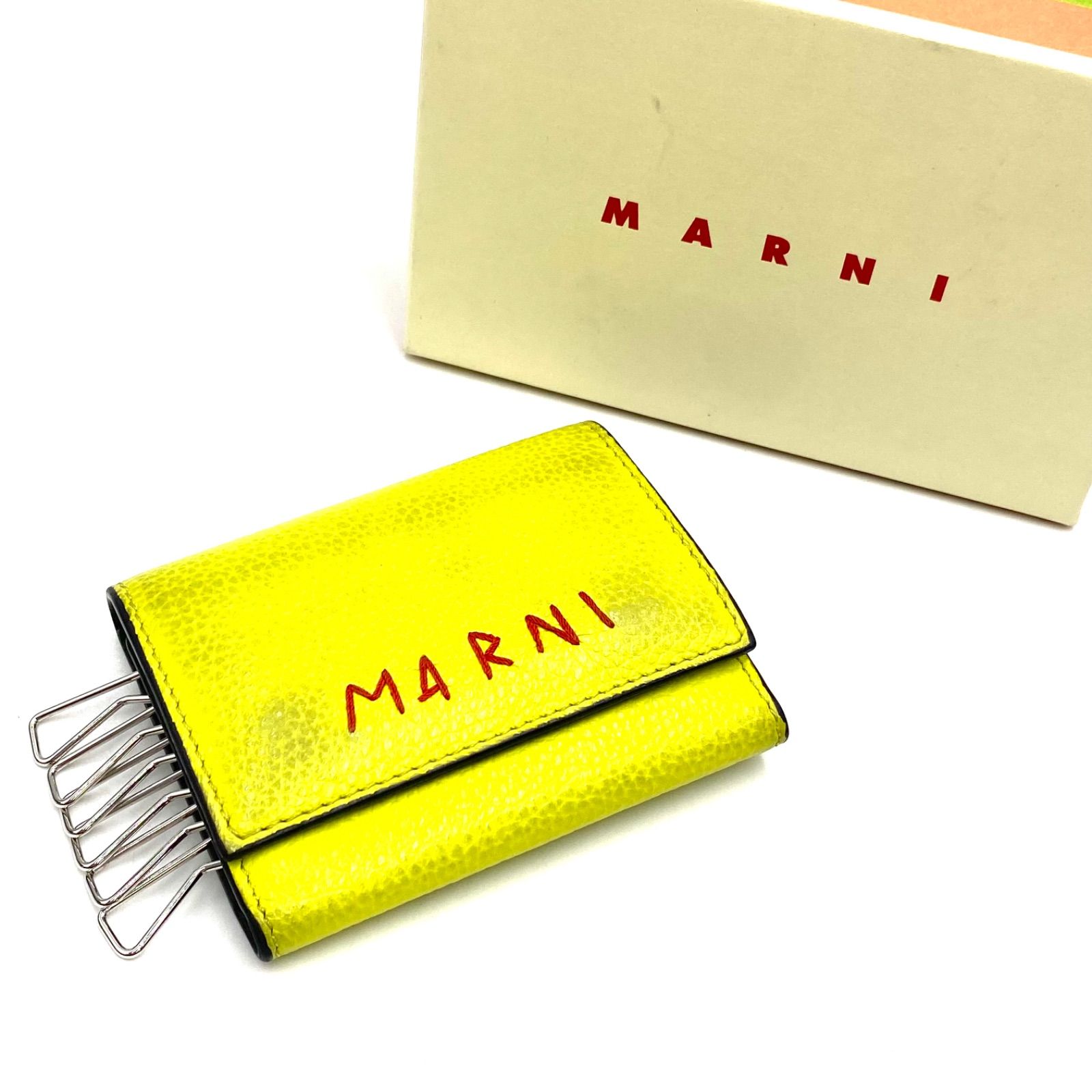 国内希少！ MARNI マルニ 6連 キーケース キーホルダー キーリング 