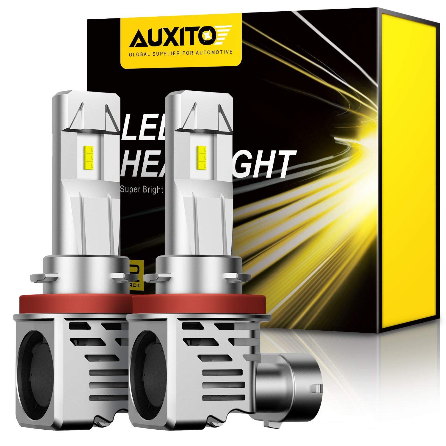 D☆【最新 業界初モデル正規品】AUXITO H11 H8 H9 H16 LEDヘッドライト