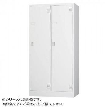 豊國工業 スタンダードロッカー2人用ワイド(ダイヤルロック式) TLK-D2WN CN-85色(ホワイトグレー)