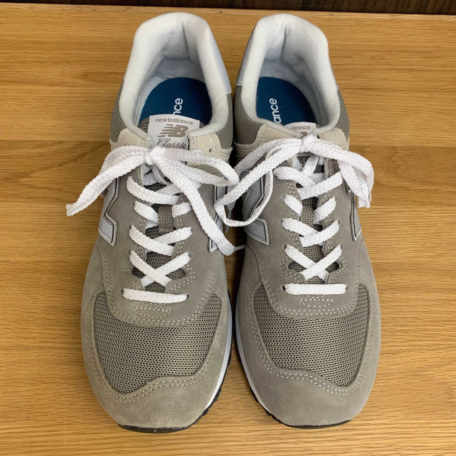 極美品 New Balance ニューバランス ML574EVG 574 Core グレー メンズ 