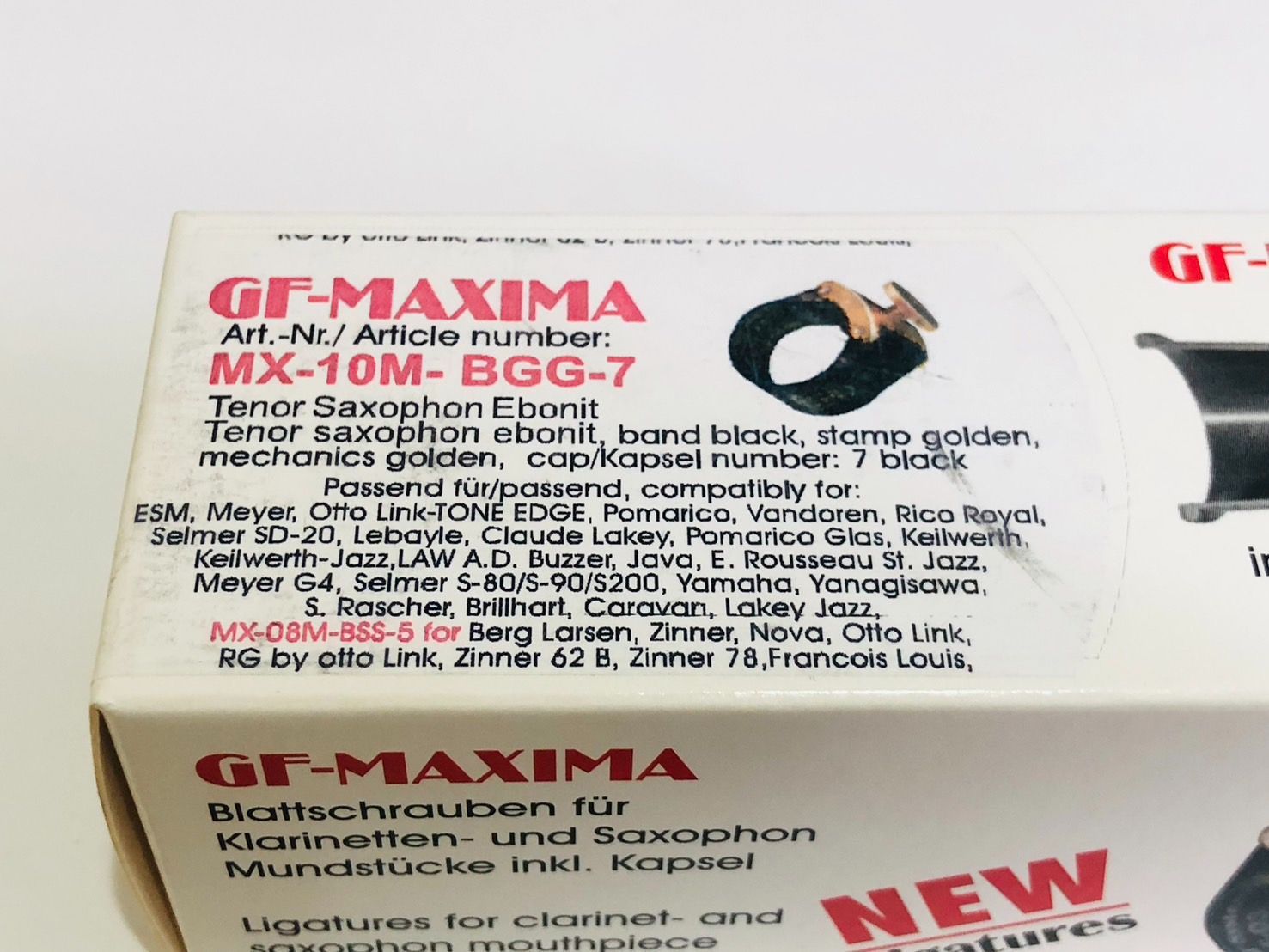 テナーサックス 用リガチャー GF-MAXIMA MX-10M-BGG-7 【公式通販】