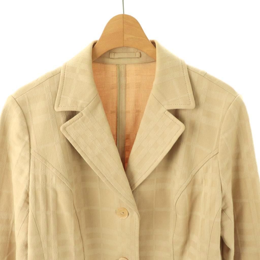 バーバリー ロンドン テーラードジャケット ノバチェック 42 BURBERRY LONDON(バーバリーロンドン) Nova Check Nylon Zip Up Jacket
