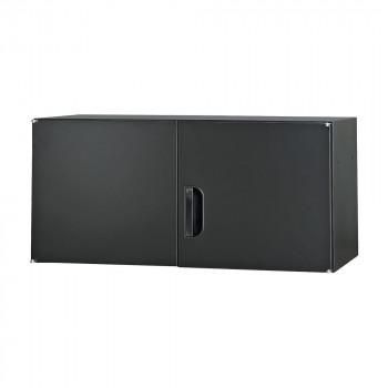 豊國工業 壁面収納庫深型上置き棚H420 ブラック HOS-U3X-B CN-10色(ブラック)