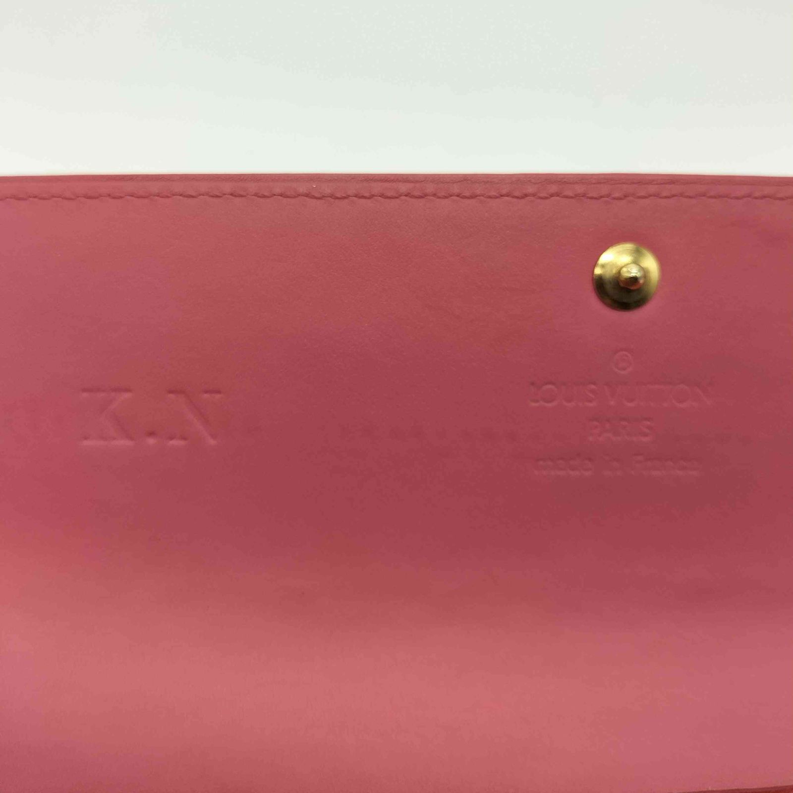 ルイヴィトン LOUIS VUITTON ヴェルニ ポルトフォイユ・サラ ローズ 