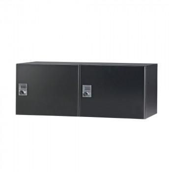 豊國工業 パーソナルロッカー(2列1段)H350 ダイヤル錠 ブラック HOS-PD3502X-B CN-10色(ブラック)