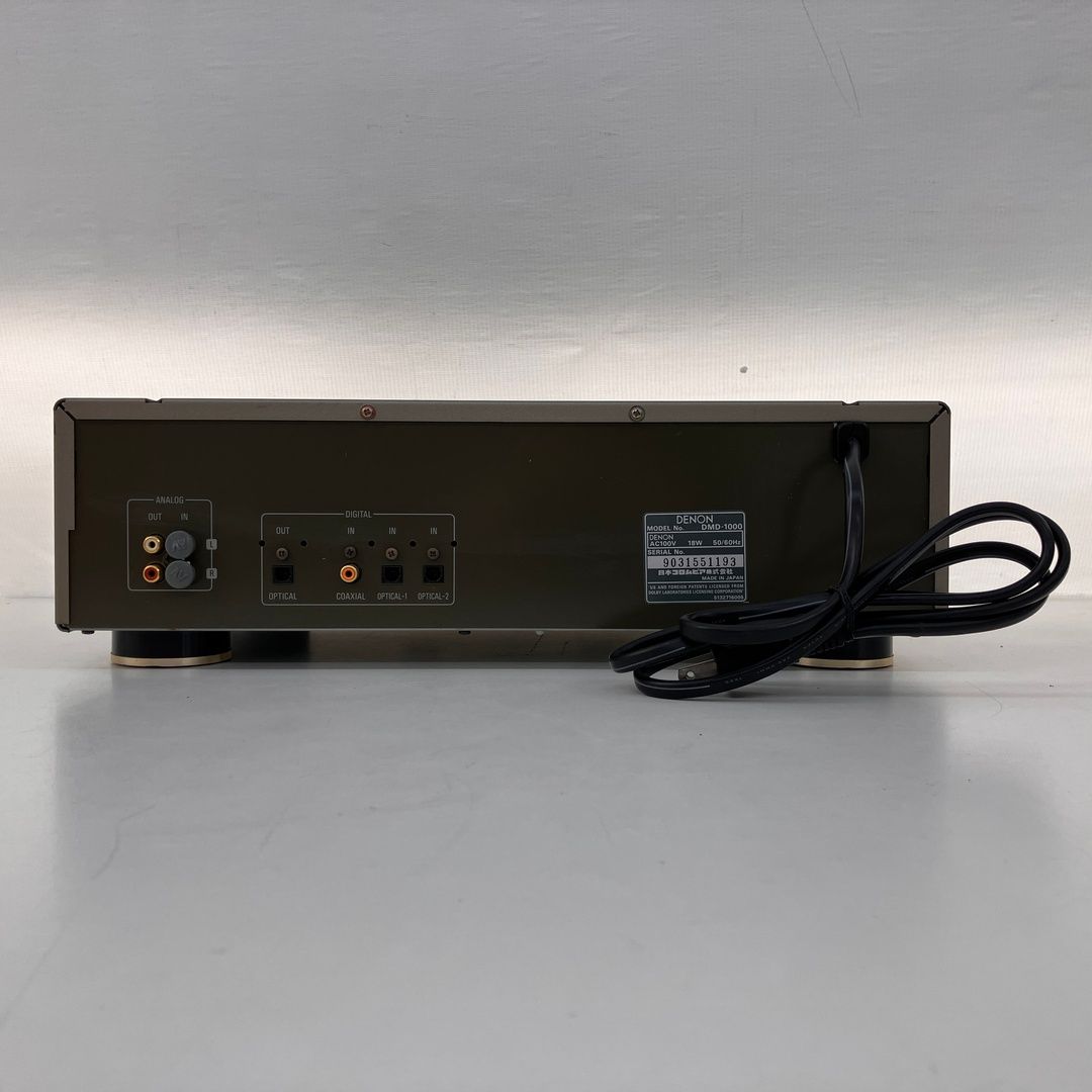 DENON DMD-1000 ジャンク 現状品 DENON DMD-1000 Mini Disk MD Recorder Player MD Deck Player w/ RC