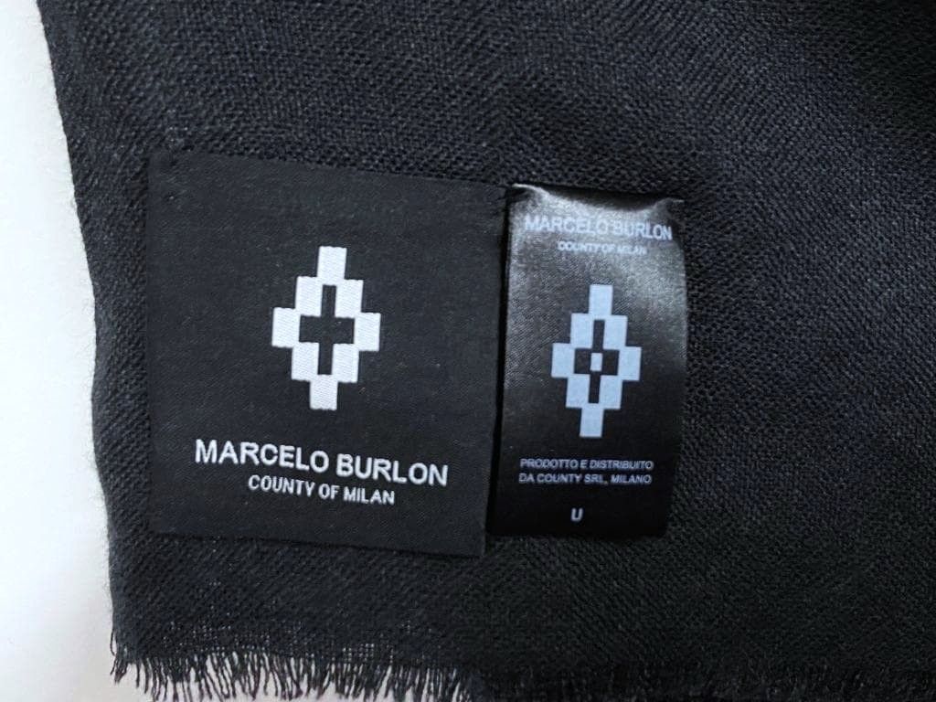 MARCELO BURLON｜マルセロバーロン 大判ショール マフラー スカーフ
